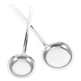 thumbnail image 6 of Masteelf 2 Pcs Fine Mesh Skimmer Spoon Stainless Steel Oil Filter for Kitchen Cooking, 6 of 8