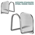 thumbnail image 3 of 2Pcs Sponge Holder for Kitchen Sink 304 Stainless Steel Rustproof and Waterproof Storage Holder Drying for Sink Kitchen Accessories, 3 of 6