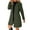 Army Green, variant on Womens Trendy Warm Thick Wool Lapel Buttoned Coat Jackets 2026 Women's Solid Casual Thicken Wool Stand Collar Inner Lining Pocket Breasted Pea Mao Coat