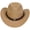 Beige, variant on Childrens Woolen Upturned Brim Cowboy Hat Bull Head Accessories Solid Color Top Hat Wide Brimmed Hat