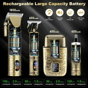 Lemulegu Cordless Hair Clippers and Trimmer Sets - The Perfect Gift for Mens Grooming