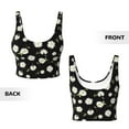 thumbnail image 5 of Picia Daisies Flowers Sports Bra for Women,Padded Strappy Sports Bras Medium Support Yoga Bra with Removable Cups,Running Yoga Bra-Small, 5 of 9