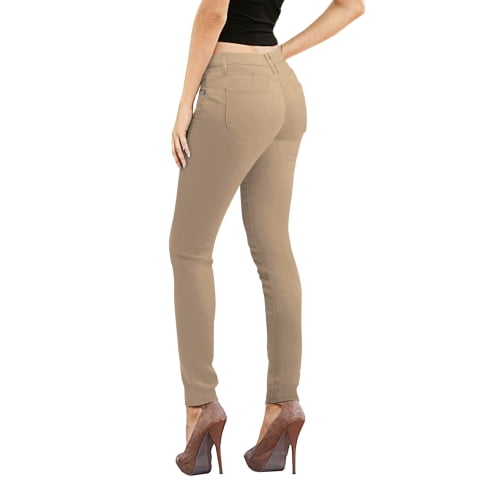 womens khaki denim jeans