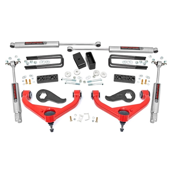 Rough Country 3" Lift Kit for 20-26 Chevy Silverado/GMC Sierra 2500 HD- 95830RED