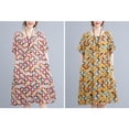 thumbnail image 3 of Vestido suelto para mujer Vestido bohemio con estampado floral con bolsillos Manga corta Cuello Abanopi Vestido, 3 of 7