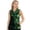 Polynesian Palm Leaves, variant on KEIAHUAN Polynesian Womens Sleeveless Golf Shirts Quick Dry Smooth V Neck Palm Leaves Athletic Shirts Comfortable Stretchy Tennis Shirts Racerback Tennis Tops with Pockets
