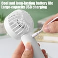 thumbnail image 6 of EUDIDV Handheld Mini Fan Portable Handheld Fan Three Speed USB Rechargeable Portable Small Electric Fan Rechargeable Handheld Fan, 6 of 6