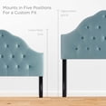 thumbnail image 4 of Modway Sovereign King Diamond Tufted Performance Velvet Headboard, Blue, 4 of 4