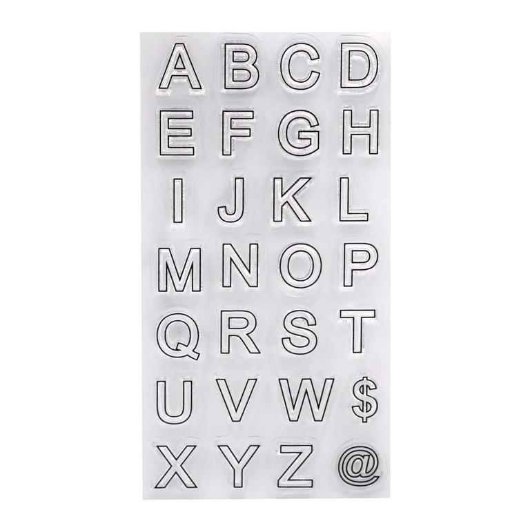 Clickable Uppercase Stamp Set by Recollections®