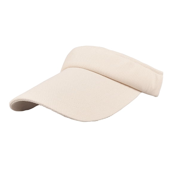 Men Women Wide Brim Caps Visor Hat Simple Adjustable Outdoor Baseball Tennis Cap