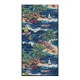 thumbnail image 2 of XYZCANDO Tropical Island Scene Non-Slip Car Seat Towel Cover, Washable Sweatproof Long-Lasting Towel Seats Cover for SUV Sedans Trucks, 2 of 11