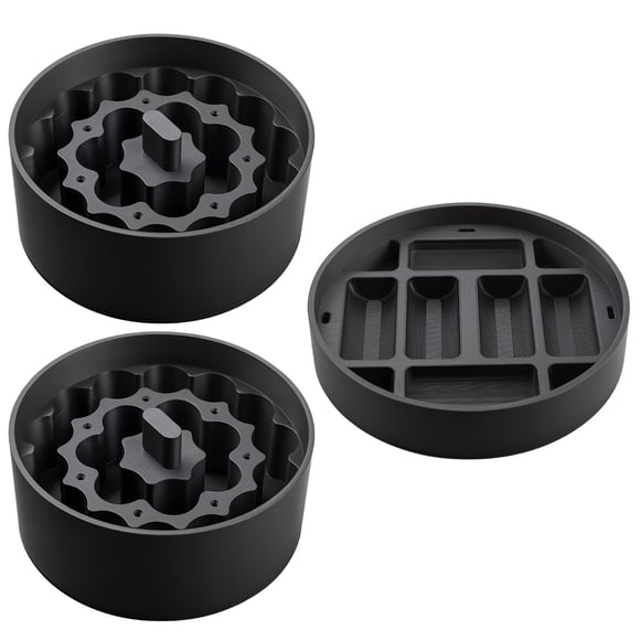 Set de almacenamiento para viales de 3 ml Abode para Hydrapeak 32 oz, almacenamiento seguro para viales, negro