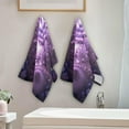 thumbnail image 4 of Coolnut Galaxy Soft Hand Towels, 2 PcsAbsorbent Bath Towel Decorative Fingertip Towels for Bathroom Gym Spa Hotel Beach Swimming Pool,14.4"x 28.3", 4 of 6