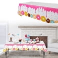 thumbnail image 5 of vlrwzc Donut Theme Reusable Picnic Table Cover Rectangle Party Tablecloth, 5 of 7
