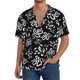 thumbnail image 1 of Fotbe Snake Camisa Estampada de Manga Corta para Hombre, Casual de Verano, Estilo Playero, Sin Arrugas-Large, 1 of 5