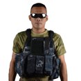 thumbnail image 4 of CS Gilet Militaire Molle Ghost Field Operations pour Jeu de Combat Cosplay (Noir), 4 of 6