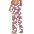thumbnail image 6 of Pink Polka Dots joogoo Men's Pajama Pants Cotton Long Sleepwear Lounge Pants XL, 6 of 7