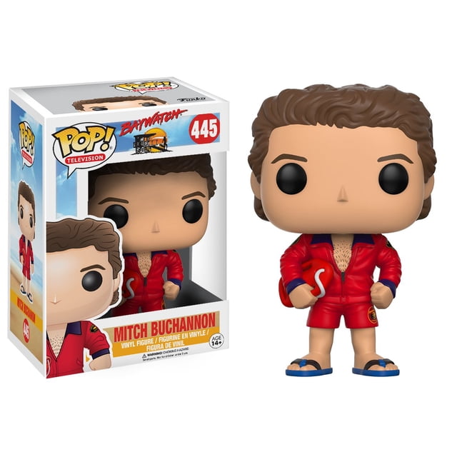 Funko Pop Baywatch Mitch Buchannon 445 Funko Funko QZJH002421 Blanco Unitalla Funko Pop Baywatch Mitch Buchannon 445