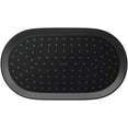 thumbnail image 4 of Statement 1-Spray Patterns with 2.5 GPM 12 in. Wall Mount Fixed Shower Head in Matte Black, 4 of 7