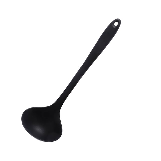 Silicone Soup Ladle Serving Spoon 11.2in Heat Resistant Kitchen Utensils Home