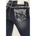 thumbnail image 2 of Grace In La Women's Medium Wash Mid Rise Stretch Bootcut Jeans Medium Wash 27W x 34L, 2 of 4