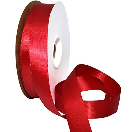 Morex Ribbon 088 Double Face Satin Ribbon Ruby - Walmart.com