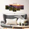 thumbnail image 2 of Elephant Stock Cerro Verde Volcano Wall Art - Horizontal Multi Panel Canvas - 5 Pieceliving Room Wall Decor - Photography Places Multi Panel - Green And Purple Decor - 42" x 19", 2 of 4