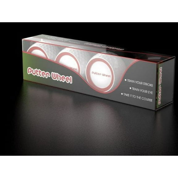 Putter Wheel Golf Balls, 3 Pack
