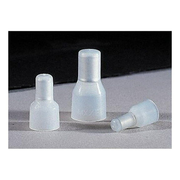 Ideal Crimp Wire Connector, Clear, Nylon Insulation, 600 V, 100 PK 30-247G