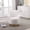 Ivory, variant on Eyisean 28.3" Velvet Swivel Accent Chair, Modern Durable Armchair with Gold Stainless Steel Base, Comfy Round Barrel Chair with Dual Support Seat & High Back, Reading Chairs for Living Room, Bedroom