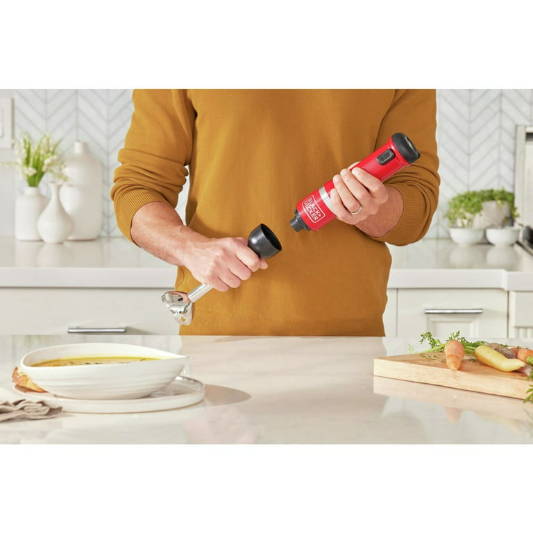 Black And Decker Kitchen Wand Cordless 3 In 1 Kitchen Multi Tool Red 
