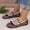 Wine, variant on Women's Vintage Polka Dot Bow Knot Flats, Retro Low Cut Slip On Lazy Daily Casual Flat Shoes White 43