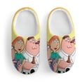 thumbnail image 3 of Story Family Guy Kid's Cotton Slippers Winter Warm Soft Plush Slippers with Rubber Sole Non-Slip Indoor Outdoor Slip on Shoes Fluffy House Slippers For Boys Girls Teen, 3 of 8