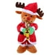 thumbnail image 2 of Muñeco de peluche animado, adorable peluche de alce navideño, juguete musical con sonido, muñeca de música eléctrica, regalo para niños, decoración del hogar sin batería, 2 of 6