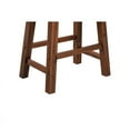 thumbnail image 2 of Boraam Sonoma Counter Height Backless Kitchen Bar Stools - Chestnut Wire-Brush Set of 2, 2 of 7