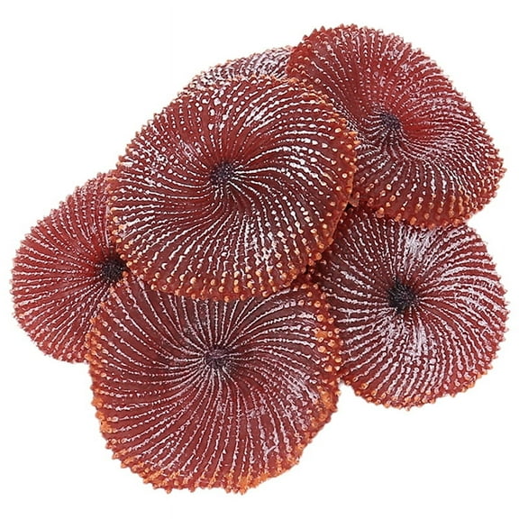 Artificial Aquarium Fish Tank Decoration Coral Silicone Red