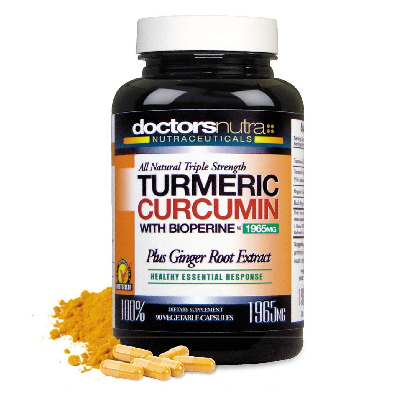 Turmeric Curcumin with Bioperine 1510 Milligrams by Doctors Nutra