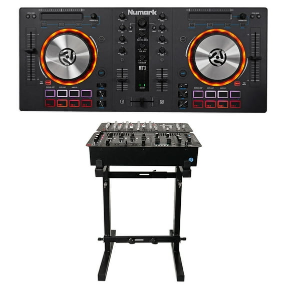 Numark Mixtrack 3 All-in-one DJ Controller For Virtual DJ Mixtrack III + Stand