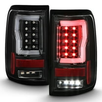 Black 2004-2008 Ford F150 LOBO Full LED Tube Tail Lights Brake Lamps Left Right