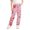 a#53Pink120, variant on CAIVO Cozy Flannel Long Pants Love Heart Printed Leisure Bottoms For Girls Soft Warm Sleep For Cold Nights Holiday Comfortable Kids Adorable Xmas Trousers