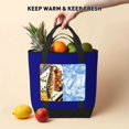thumbnail image 5 of Large Capacity Insulated Tote Bag16.1×13.4×7.5in Thermal Insulation And Easy To Clean Strong Bearing Capacity Can Be Reused Royal Blue, 5 of 8