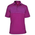 thumbnail image 1 of Monterey Club Men's Lucas Stripe Contrast Golf Polo Shirt #1140, 1 of 2