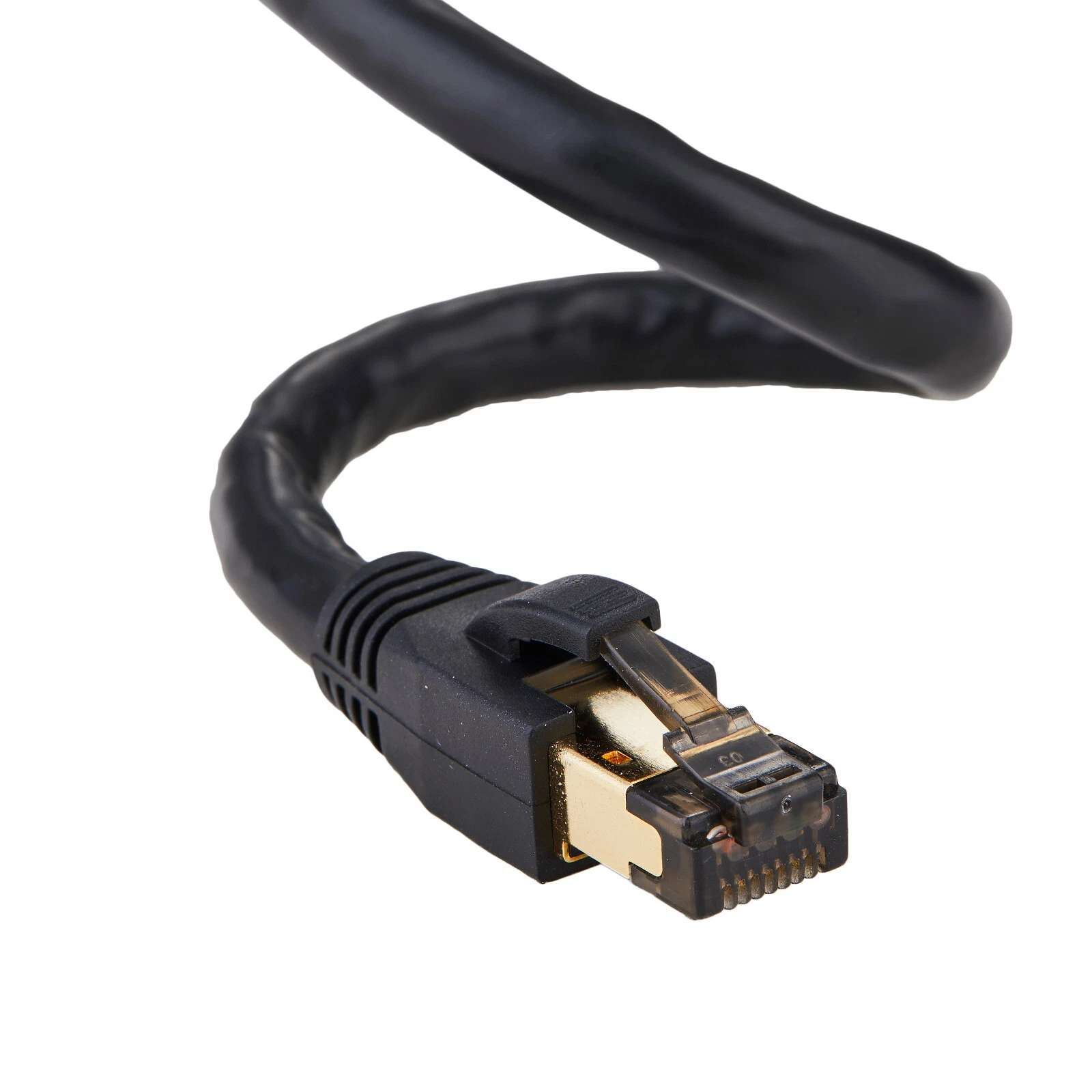 50FT Cat8 Ethernet Cable Copper Shielded RJ45 Cord for Router, PC, Gaming, Servers, PoE Security Cameras, Smart TVs, 40Gbps High-Speed Network Patch, Black, Cables Direct Online
