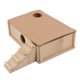 thumbnail image 2 of Casa De Escondite Para Mascotas Pequeñas, Casa De Plataforma Para Hámster, Techo Extraíble, Estructura Estable, Varias Habitaciones Para Oso Dorado ANGGREK Hamster Platform with Ladder, 2 of 8