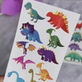 thumbnail image 4 of 10 Sheets Tattoo Sticker Safe Cute Dinosaur Waterproof Temporary Body Sticker, 4 of 9