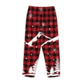 thumbnail image 5 of Bingfone Pajamas For Women,Christmas Tree Buffalo Plaid Pajama Pants With Pockets-Xx-Large, 5 of 9