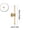 Gold1, variant on Wall Sconce, Wall Light Bar for Bedroom Vintage Copper Wall Lamp Bathroom Mirror Light Long Linear Wall Sconce for Bedside Living Room