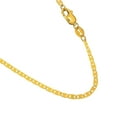 thumbnail image 3 of JewelStop 10k Solid Yellow Gold 2.3 mm Mariner Chain Anklet, Lobster Claw Clasp - 10 Inches, 1.7gr., 3 of 5