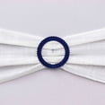 thumbnail image 3 of BalsaCircle 20 Royal Blue 2" Round Chair Sash Buckles Acrylic Rhinestones Party Events Decorations Supplies, 3 of 8
