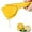 Yellow, variant on Lemon Squeezer, Effortless Manual Flat Lime Juicer Squeezer, Hand Citrus Press, Folds Design For Saving Space Storage, Easy to Make Juice From Lemon, Lime, Cirtus, Orange, Fruits